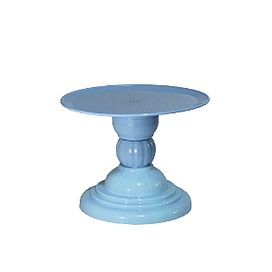 Prato Dubai Boleira 22x17Cm Plástico Desmontável Azul Festa