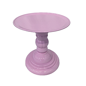 PRATO PLASTICO DUBAI 22X17ALT ROSA CANDY