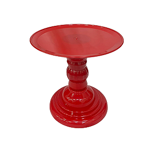 Prato Dubai Boleira 22x17Cm Plástico Desmontável Vermelho