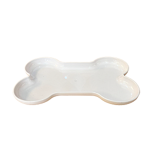 Bandeja Plástica Osso Branco Decorativa Mesa De Festa Pet
