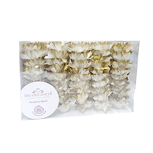 Forminha Madri Dourado Decora Doces Embalagem 50 unid