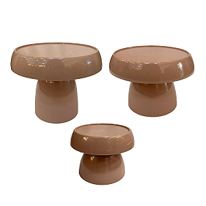 Kit Boleiras Cogumelo P M G Só Boleiras Noz Moscada