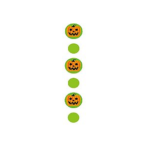 Enfeite Decorativa Pendurar Abobora Halloween 1,4m