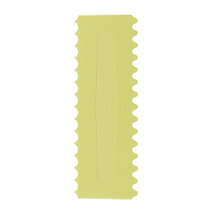 Espátula Decorativa Confeitaria Modelo Nº03 Amarela Bluestar