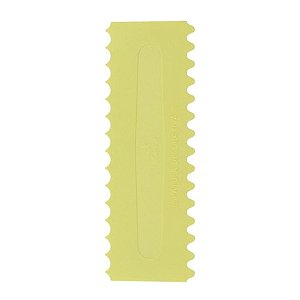 Espátula Decorativa Confeitaria Modelo Nº03 Amarela Bluestar