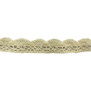 Fita De Renda Algodão Mod 1 Enfeite Decorativo 2M Artesanal
