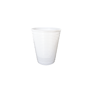 Copo Branco Plástico Descartável Festas 200ml 100un