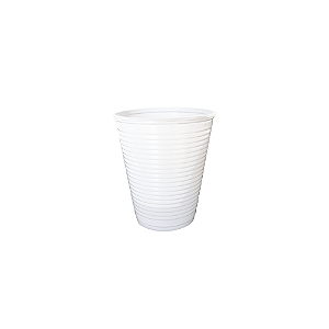 Copo Branco Plástico Descartável Festas 180ml 100un