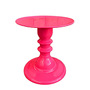Kit Pratos Mosaico Só Boleiras Neon Rosa Alto Médio Baixo