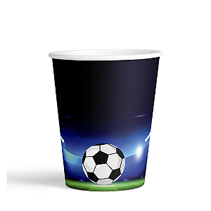 Copo De Papel Futebol Festa Aniversário 180ml 8un Junco