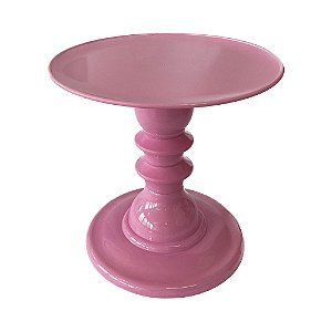 Kit Pratos Mosaico Só Boleiras Alto Médio E Baixo Rosa Festa