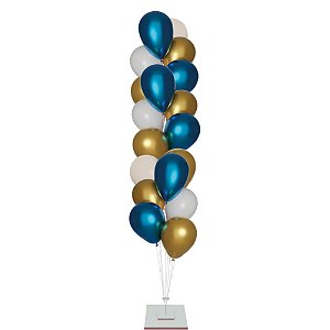 Haste Suporte Para Decoração De Balões 18 Varetas Base MDF