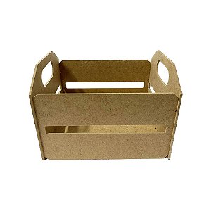 Caixa Grande Caixote MDF Cru Decoração 20,5x17