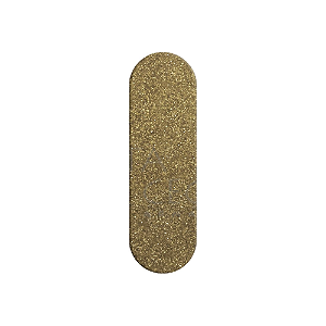 Letra I Maiúscula Dourado Glitter Brilho EVA Decoração 2x12,5CM