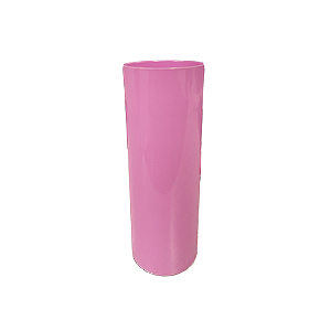 Copo Long Drink Rosa Decoração 340ml Plástico
