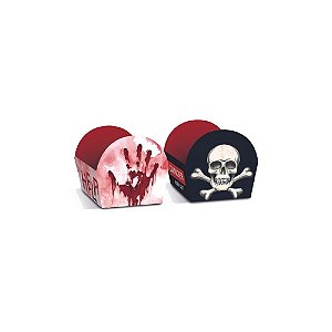 Forminha Danger Comp Para Docinhos De Festas Halloween 24un