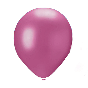 Balão Pic Pic Pérola Rosa Malibu Redondo 16" Decoração 12un