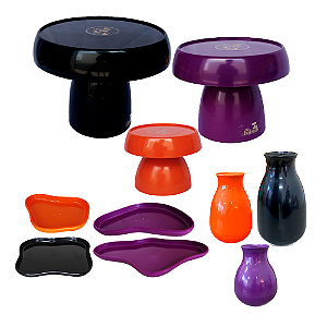 Kit Só Boleiras Festejar Halloween Decorativo Para Festa