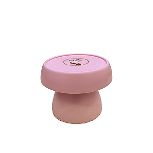 Boleira Cogumelo Fosco Pequeno Rosa Bebê Só Boleiras Festa