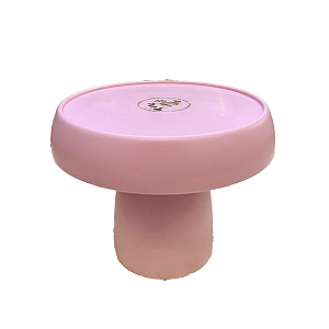 Boleira Cogumelo Fosco Grande Rosa Bebê Só Boleiras Festa