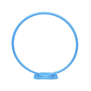 Arco De Mesa Azul Claro Decoração De Balões 38CM Com Base