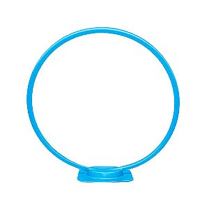 Arco De Mesa Azul Claro Decoração De Balões 38CM Com Base