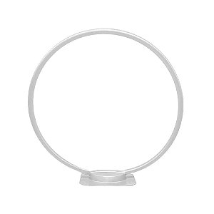 Arco De Mesa Branco Decoração De Balões 38CM Com Base