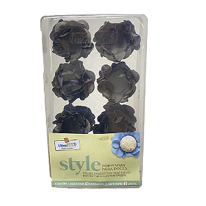 Forminha Style Marrom Decoração Docinhos Finos 40uni