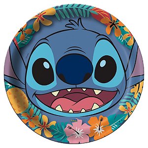 Prato De Papel Alien Decoração Festas Aniversários 18Cm 8un