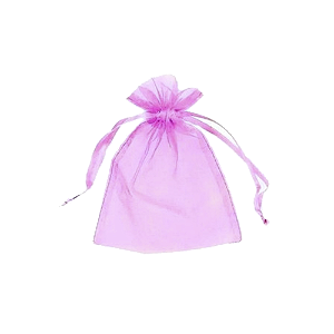 Saco Organza Rosa Embalagem Lembrancinha 10x13 10un