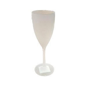 Taça De Champagne Liso Ice 180ML Acrílico Decoração
