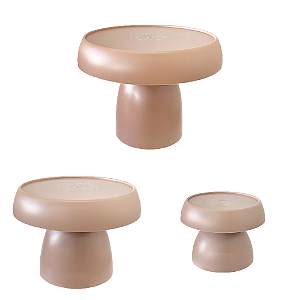 Kit Boleiras Cogumelo Foscas P M G só Boleiras Noz Moscada