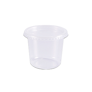 Pote Redondo Tampa Embalagem Transparente 350ml 24unid