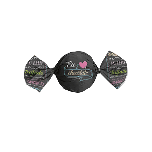 Embalagem Trufas E Bombons Eu Amo Chocolate 14,5x15,5 100un