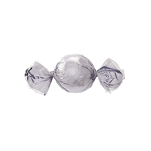 Embalagem Trufas E Bombons Prata 14,5x15,5 100un