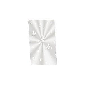 Saco Borboleta Branca Embalagem Plástica Transp 11x19,5 100un