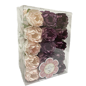 Forminha Bela Decora Doces Tons Rosa Seco Para Doces 30 uni