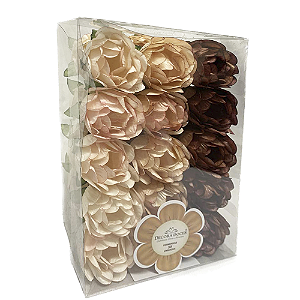 Forminha Bela Decora Doces Tons De Terra Para Doces 30 uni