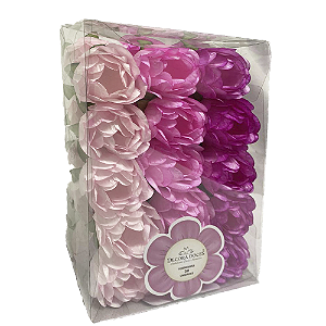 Forminha Bela Decora Doces Tons Chiclete Para Doces 30 uni