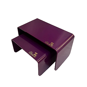 Par De Elevadores Só Boleiras Roxo Decorativos Para Festa