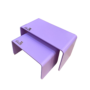 Par De Elevadores Só Boleiras Fosco Lilás Decorativos Festa