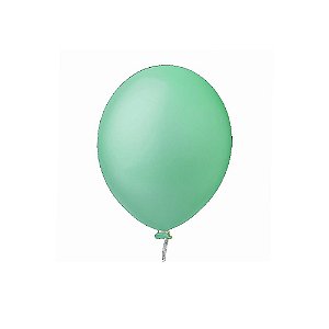 Balão Happy Day Prime Verde Água 12" Bexiga Decorar 25un