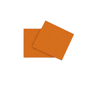 Guardanapo Laranja Papel Folha Dupla 50fls 19,5cmx21,5cm