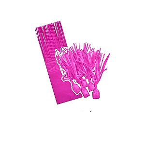 Papel De Seda Pink Para Balas Franjas Embalagem 48un
