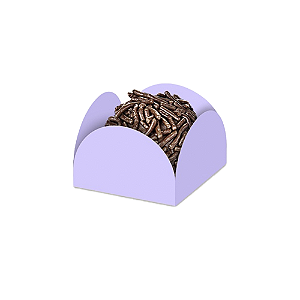 Forminha Para Doces 4 Pétalas Lavanda Festas Embalagem  50un