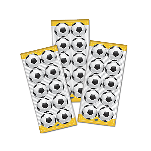 Adesivo Bola De Futebol Temático Decorativo Festas 30un