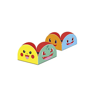 Porta Forminha Pocket Monsters Docinhos Decoração Festa 50un