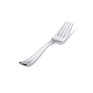 Garfo Clássica Refeição Premium Prata Decoração Elegante 10un