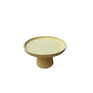 Mini Prato Chicago Amarelo Candy Fosco Decorativo Cerâmica