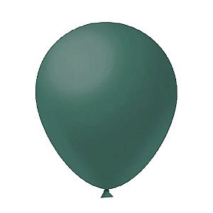 Balão Verde Berilo Látex Fest Ball Maxxi Premium 16" 12un